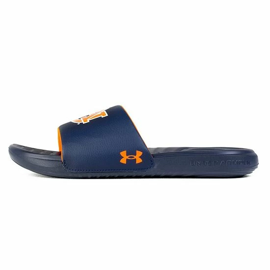 Men's Under Armour Auburn Tigers Ansa Slide Sandals 3 Men's Under Armour Auburn Tigers Ansa Slide Sandals - Image 3