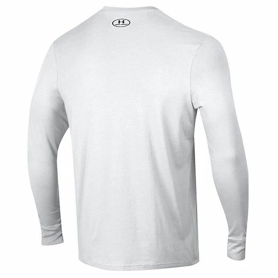 Men's Under Armour White Colorado State Rams Pride Long Sleeve T-Shirt 4 Men's Under Armour White Colorado State Rams Pride Long Sleeve T-Shirt - Image 4