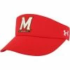 Men's Under Armour Red Maryland Terrapins High Performance Adjustable Visor