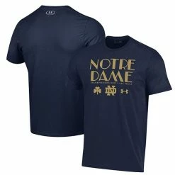 Men's Under Armour Navy Notre Dame Fighting Irish 2022 Shamrock Series T-Shirt