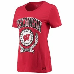 Women's Under Armour Red Wisconsin Badgers T-Shirt -Under Armour SHOP unnamed file 10777