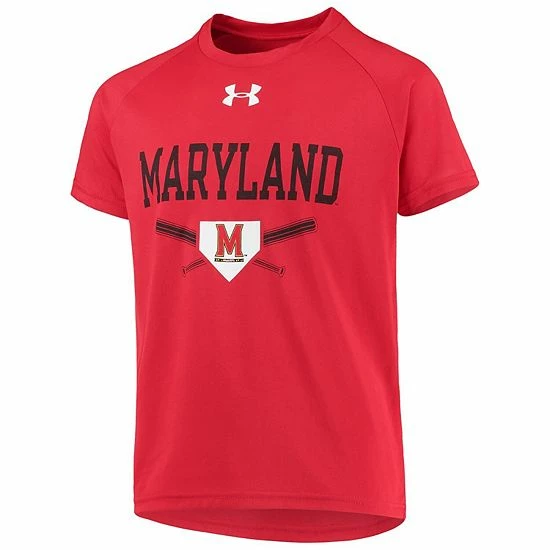 Youth Under Armour Red Maryland Terrapins Baseball Tech Raglan T-Shirt 3 Youth Under Armour Red Maryland Terrapins Baseball Tech Raglan T-Shirt - Image 3