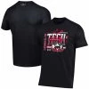 Men's Under Armour Black Texas Tech Red Raiders Throwback Special Game Performance T-Shirt