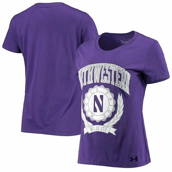 Women's Under Armour Purple Northwestern Wildcats T-Shirt 1 Women's Under Armour Purple Northwestern Wildcats T-Shirt