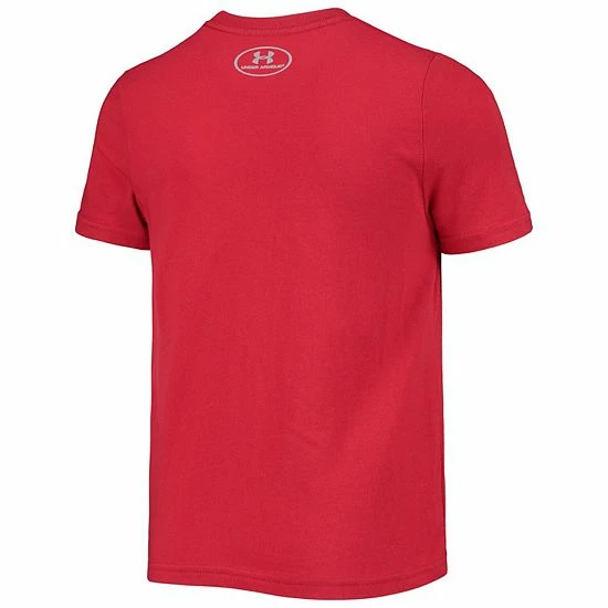 Youth Under Armour Red Wisconsin Badgers Forward T-Shirt 4 Youth Under Armour Red Wisconsin Badgers Forward T-Shirt - Image 4