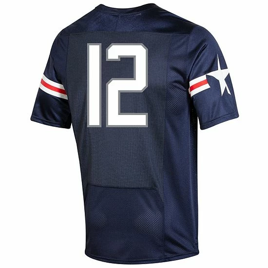 Men's Under Armour #12 Navy Navy Midshipmen Rivalry Replica Jersey 4 Men's Under Armour #12 Navy Navy Midshipmen Rivalry Replica Jersey - Image 4