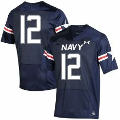 Youth Under Armour #12 Navy Navy Midshipmen Rivalry Replica Jersey
