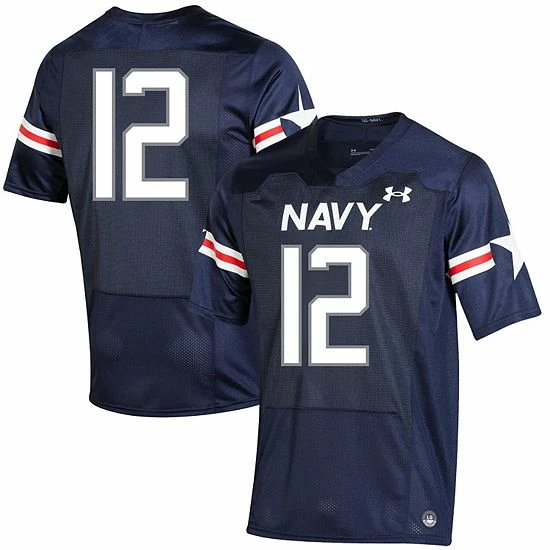 Youth Under Armour #12 Navy Navy Midshipmen Rivalry Replica Jersey 1 Youth Under Armour #12 Navy Navy Midshipmen Rivalry Replica Jersey