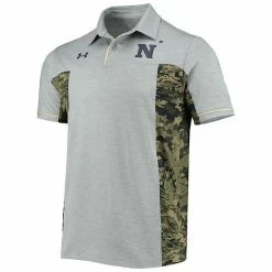 Men's Under Armour Heathered Gray Navy Midshipmen Freedom Performance Polo 7 Men's Under Armour Heathered Gray Navy Midshipmen Freedom Performance Polo -Under Armour SHOP unnamed file 10846