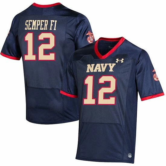 Youth Under Armour #12 Navy Navy Midshipmen USMC Special Game Replica Jersey 1 Youth Under Armour #12 Navy Navy Midshipmen USMC Special Game Replica Jersey