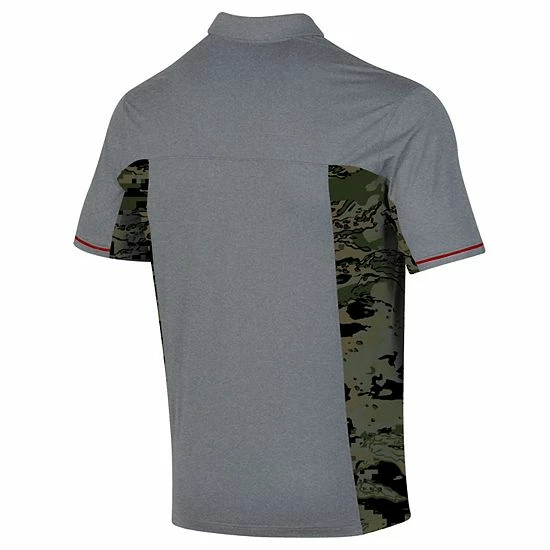 Men's Under Armour Gray Wisconsin Badgers Freedom Polo 4 Men's Under Armour Gray Wisconsin Badgers Freedom Polo - Image 4