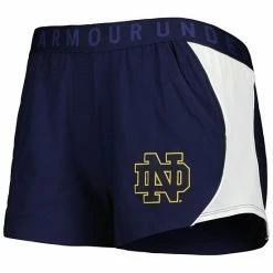Women's Under Armour Navy/Gold Notre Dame Fighting Irish Game Day Tech Mesh Performance Shorts 6 Women's Under Armour Navy/Gold Notre Dame Fighting Irish Game Day Tech Mesh Performance Shorts -Under Armour SHOP unnamed file 10892