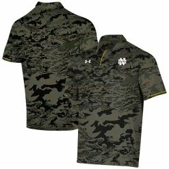 Men's Under Armour Camo Notre Dame Fighting Irish Freedom Polo