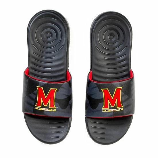 Men's Under Armour Maryland Terrapins Ansa Slide Sandals 1 Men's Under Armour Maryland Terrapins Ansa Slide Sandals