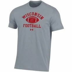 Men's Under Armour Gray Wisconsin Badgers Football Practice T-Shirt 6 Men's Under Armour Gray Wisconsin Badgers Football Practice T-Shirt -Under Armour SHOP unnamed file 10945