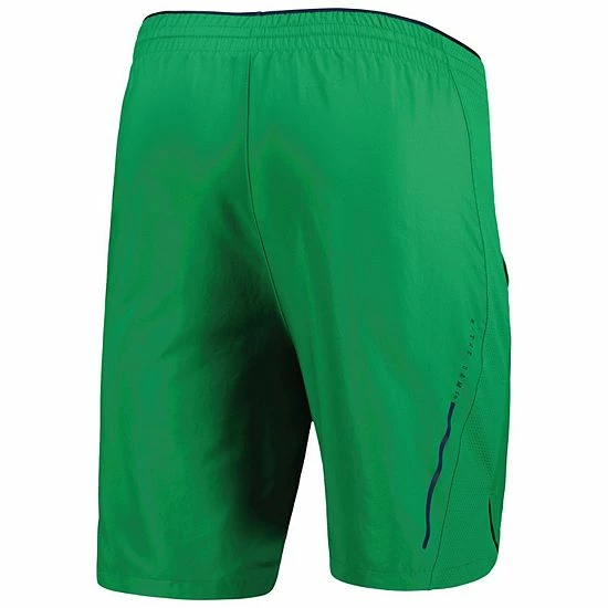 Men's Under Armour Green Notre Dame Fighting Irish Woven Shorts 4 Men's Under Armour Green Notre Dame Fighting Irish Woven Shorts - Image 4
