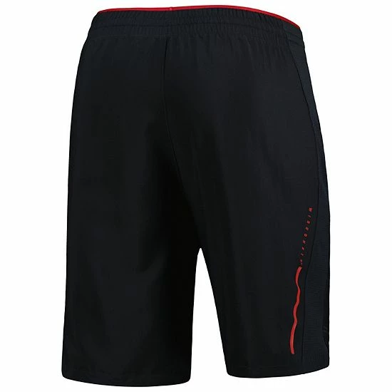 Men's Under Armour Black Wisconsin Badgers Woven Shorts 4 Men's Under Armour Black Wisconsin Badgers Woven Shorts - Image 4