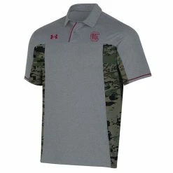 Men's Under Armour Gray South Carolina Gamecocks Freedom Polo -Under Armour SHOP unnamed file 11033