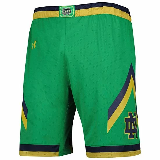 Men's Under Armour Green Notre Dame Fighting Irish Team Replica Basketball Shorts 3 Men's Under Armour Green Notre Dame Fighting Irish Team Replica Basketball Shorts - Image 3