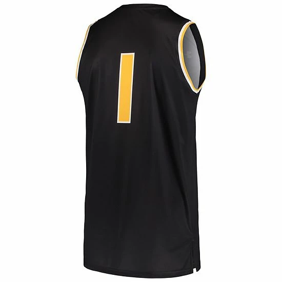 Men's Under Armour Black #1 Wichita State Shockers Basketball Replica Jersey 3 Men's Under Armour Black #1 Wichita State Shockers Basketball Replica Jersey - Image 3