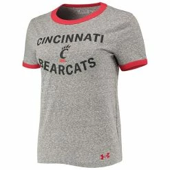 Women's Under Armour Heathered Gray Cincinnati Bearcats Siro Slub Tri-Blend Ringer T-Shirt 5 Women's Under Armour Heathered Gray Cincinnati Bearcats Siro Slub Tri-Blend Ringer T-Shirt -Under Armour SHOP unnamed file 11113