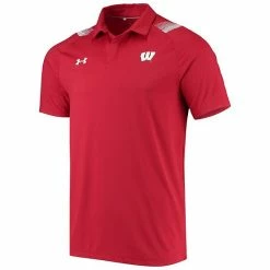 Men's Under Armour Red Wisconsin Badgers 2021 Sideline Performance Polo -Under Armour SHOP unnamed file 11116