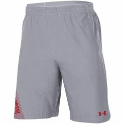 Men's Under Armour Gray Wisconsin Badgers 2021 Sideline Woven Shorts 6 Men's Under Armour Gray Wisconsin Badgers 2021 Sideline Woven Shorts -Under Armour SHOP unnamed file 11128
