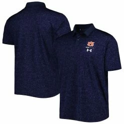 Men's Under Armour Navy Auburn Tigers Static Performance Polo
