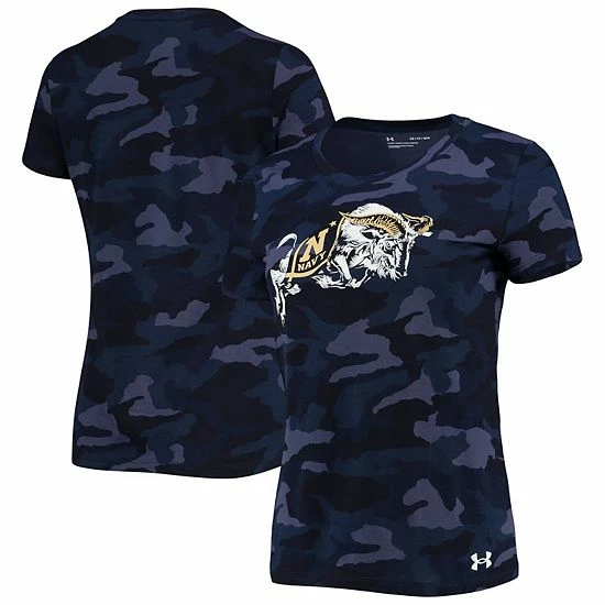 Women's Under Armour Camo Navy Midshipmen T-Shirt 1 Women's Under Armour Camo Navy Midshipmen T-Shirt