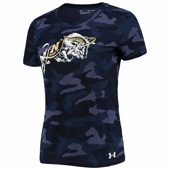 Women's Under Armour Camo Navy Midshipmen T-Shirt 3 Women's Under Armour Camo Navy Midshipmen T-Shirt - Image 3