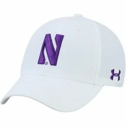 Men's Under Armour White Northwestern Wildcats Classic Structured Adjustable Hat