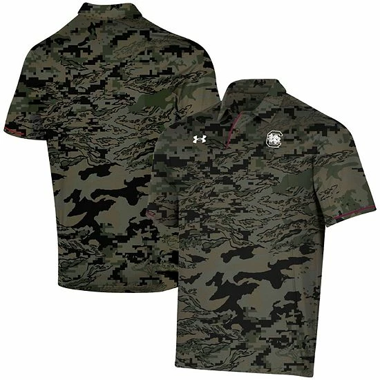 Men's Under Armour Camo South Carolina Gamecocks Freedom Polo 1 Men's Under Armour Camo South Carolina Gamecocks Freedom Polo