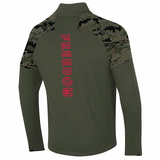 Men's Under Armour Olive Maryland Terrapins Freedom Full-Zip Fleece Jacket 3 Men's Under Armour Olive Maryland Terrapins Freedom Full-Zip Fleece Jacket - Image 3