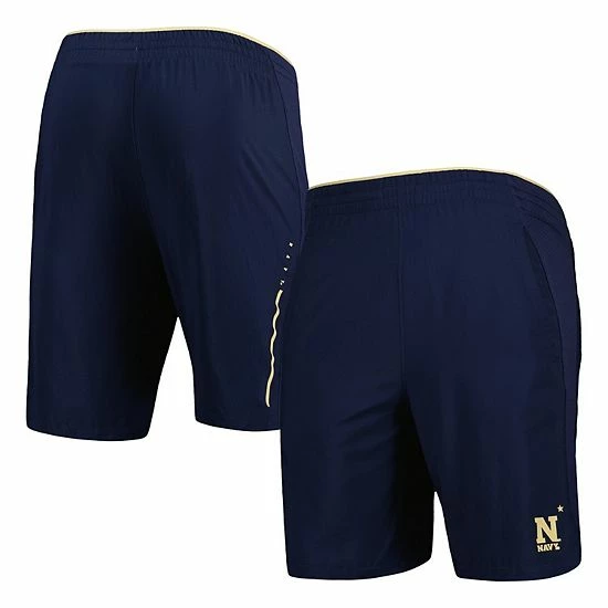 Men's Under Armour Navy Navy Midshipmen Woven Shorts 2 Men's Under Armour Navy Navy Midshipmen Woven Shorts - Image 2