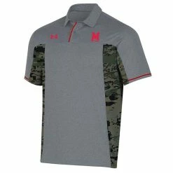 Men's Under Armour Gray Maryland Terrapins Freedom Polo -Under Armour SHOP unnamed file 11208
