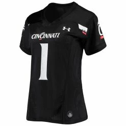 Women's Under Armour #1 Black Cincinnati Bearcats Finished Replica Football Jersey 6 Women's Under Armour #1 Black Cincinnati Bearcats Finished Replica Football Jersey -Under Armour SHOP unnamed file 11211