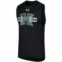 Men's Under Armour Black Hawaii Warriors Logo Striped Tech Performance Tank Top -Under Armour SHOP unnamed file 11222