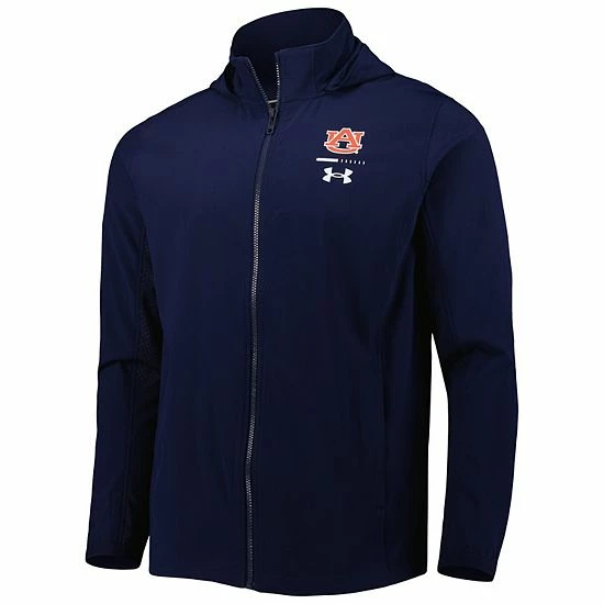 Men's Under Armour Navy Auburn Tigers Squad 3.0 Full-Zip Jacket 3 Men's Under Armour Navy Auburn Tigers Squad 3.0 Full-Zip Jacket - Image 3