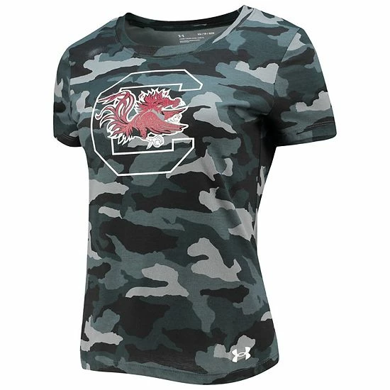 Women's Under Armour Camo South Carolina Gamecocks T-Shirt 3 Women's Under Armour Camo South Carolina Gamecocks T-Shirt - Image 3