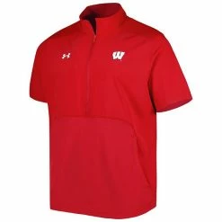 Men's Under Armour Red Wisconsin Badgers Motivate 2.0 Half-Zip Jacket -Under Armour SHOP unnamed file 11291