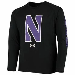Youth Under Armour Black Northwestern Wildcats 2-Hit Raglan Performance Long Sleeve T-Shirt -Under Armour SHOP unnamed file 11303