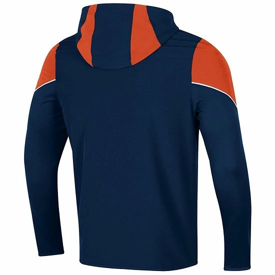 Men's Under Armour Navy Auburn Tigers 2021 Sideline Warm-Up Full-Zip Hoodie 4 Men's Under Armour Navy Auburn Tigers 2021 Sideline Warm-Up Full-Zip Hoodie - Image 4