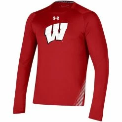 Men's Under Armour Red Wisconsin Badgers 2021 Sideline Training Performance Long Sleeve T-Shirt -Under Armour SHOP unnamed file 11322