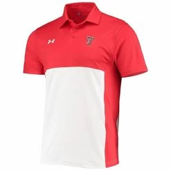 Men's Under Armour Red/White Texas Tech Red Raiders 2022 Blocked Coaches Performance Polo -Under Armour SHOP unnamed file 11333