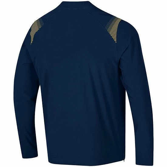 Men's Under Armour Navy Notre Dame Fighting Irish 2021 Sideline Motivate Quarter-Zip Jacket 4 Men's Under Armour Navy Notre Dame Fighting Irish 2021 Sideline Motivate Quarter-Zip Jacket - Image 4
