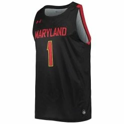 Men's Under Armour #1 Black Maryland Terrapins College Replica Basketball Jersey 6 Men's Under Armour #1 Black Maryland Terrapins College Replica Basketball Jersey -Under Armour SHOP unnamed file 11342