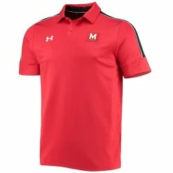 Men's Under Armour Red Maryland Terrapins Sideline Recruit Performance Polo -Under Armour SHOP unnamed file 11373
