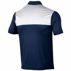 Men's Under Armour Navy/White Notre Dame Fighting Irish 2021 Shamrock Series Performance Polo -Under Armour SHOP unnamed file 11391