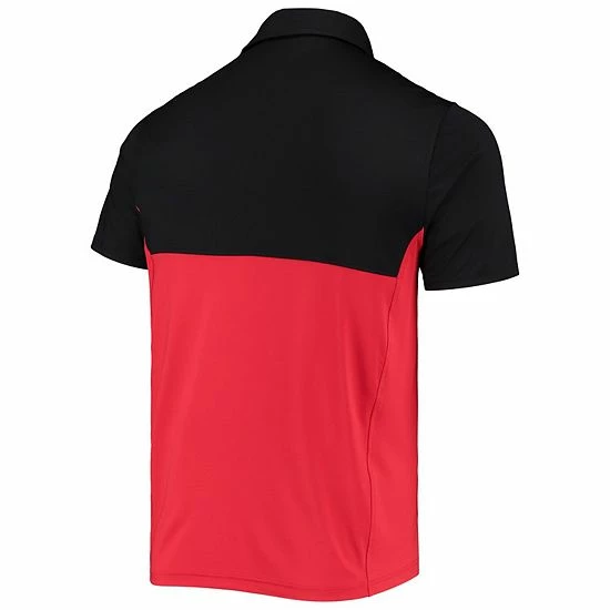 Men's Under Armour Black/Red Maryland Terrapins 2022 Blocked Coaches Performance Polo 4 Men's Under Armour Black/Red Maryland Terrapins 2022 Blocked Coaches Performance Polo - Image 4