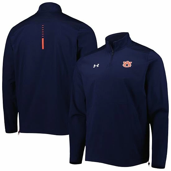 Men's Under Armour Navy Auburn Tigers Motivate 2.0 Quarter-Zip Performance Jacket 1 Men's Under Armour Navy Auburn Tigers Motivate 2.0 Quarter-Zip Performance Jacket
